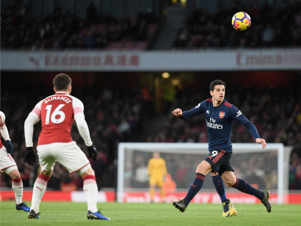 足球场上的 足球场上的